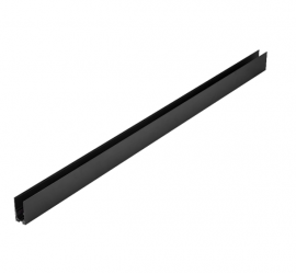 CARRIL SUPERFICIE 2M MAGNETO NEGRO (ANCHO)