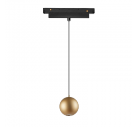 COLGANTE BOLA 7W NEGRO/ORO 3000K  Negro/Oro