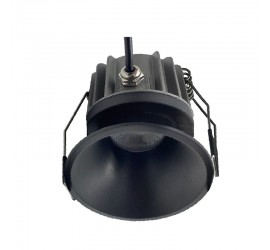 Empotrable LED CCT  IP65  Negro