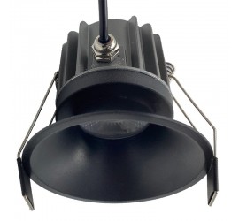 Empotrable LED CCT  IP65  Negro