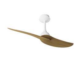 IPANEMA II Ventilador 2 palas Blanco / Madera
