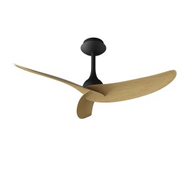 IPANEMA III Ventilador 3 palas Negro / Madera