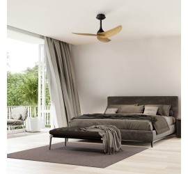 IPANEMA III Ventilador 3 palas Negro / Madera