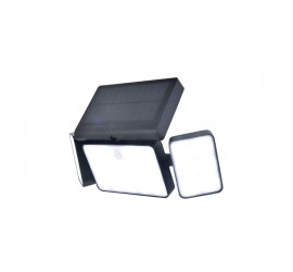TUDA II SOLAR LED PARED PIR 1 LUZ NEGRO LUTEC CONNECT