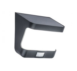 TRY EXTERIOR LED SOLAR PARED PIR 1 LUZ NEGRO