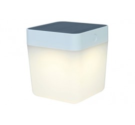 SOBREMESA CUBE SOLAR LED PORTÁTIL 1 LUZ BLANCO