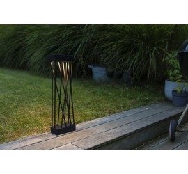 SPIDO SOLAR LED BALIZA 1 LUZ NEGRO CON PICO