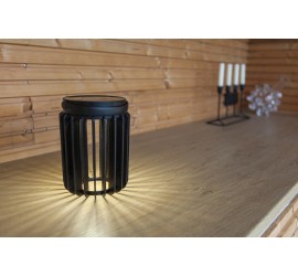 KOZY SOLAR LED PORTÁTIL 1 LUZ NEGRO