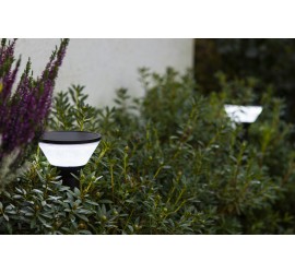 KARLO SOLAR LED BALIZA 1 LUZ CON PICO NEGRO LUTEC CONNECT