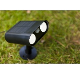 BINGO SOLAR LED PICA 1 LUZ PIR NEGRO