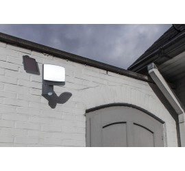 SUNSHINE SOLAR LED PARED 1 LUZ PIR GRIS OSCURO PLUS SOLAR PANEL