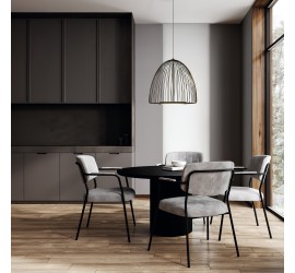 SMART - Colgante LED 43W 3000K Negro