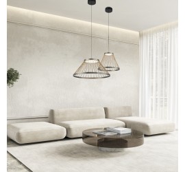 SPIDER - Colgante LED 43W 3000K Gris