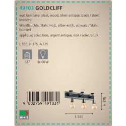 APLIQUE GOLDCLIFF APLIQUE GOLDCLIFF