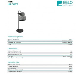 Lámpara de mesa HILCOTT 1xE27/40W/230V