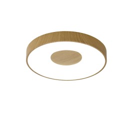 Plafón LED 80W 2700K-5000K Control Remoto COIN Madera
