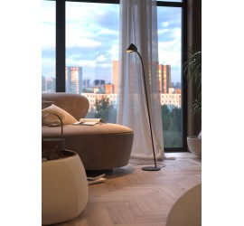 Lámpara de Pie LED 8.5W 3000K CAPUCCINA Negro