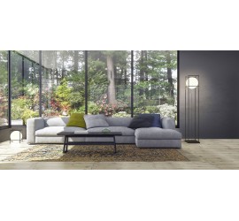 Lámpara de Pie 1 Luz Grande DESIGUAL Negro