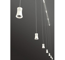 Lámpara LED 12.5W 3000K Pista Trifásica PAGODA Blanco