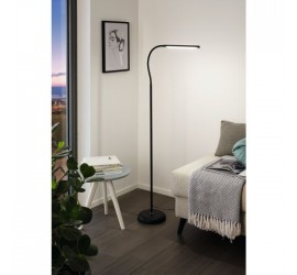 Lámpara de pie LAROA Negro