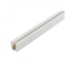 Carril Trifásico Superficie 2M Blanco