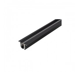 CARRIL EMPOTRAR TRIFASICO 2M NEGRO