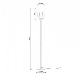 PIE DE SALÓN NORA BLANCO/MADERA